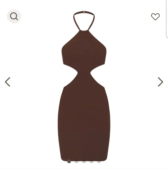 Fits Everybody CUT OUT HALTER DRESS | NWOT | Cocoa | SIZE 2X